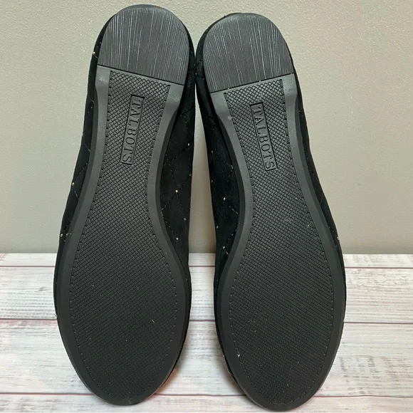 Talbots Black Velvet Flats. Women Size 7. - Picture 7 of 10